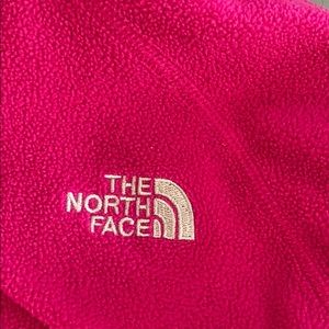 pink north face zip up